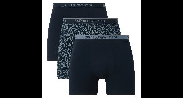 Armani boxershort 3-pack met Logo blauw